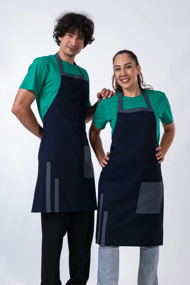 Efes Model Apron Navy Blue Anthracite