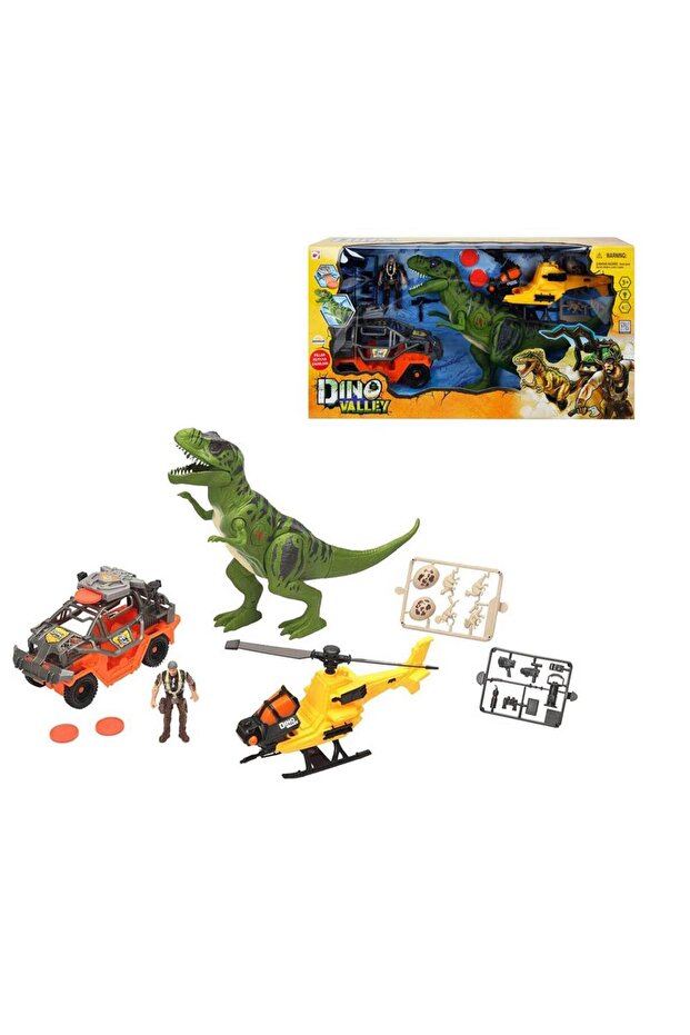 مجموعة ألعاب Dino Valley T-Rex Attack - 1