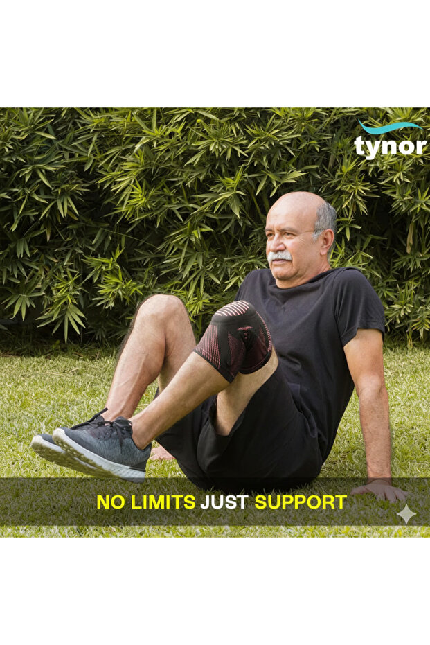 Knee Cap with Patellar Ring D 07 / Large Size ( تاينور دعامة الركبة مع حلقة الرضفة مقاسD 07 L) - 4