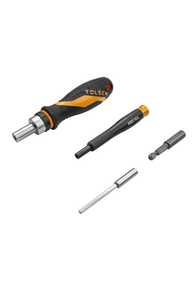 مجموعة رؤوس ومفاتيح ربط مكونة من 56 قطعة، مقاس 1/4 بوصة، مصنوعة من الكروم والفاناديوم. - 7