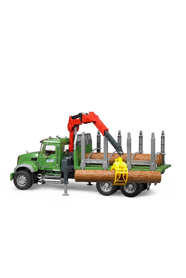 Bruder Mack Granite Log Carrier Truck