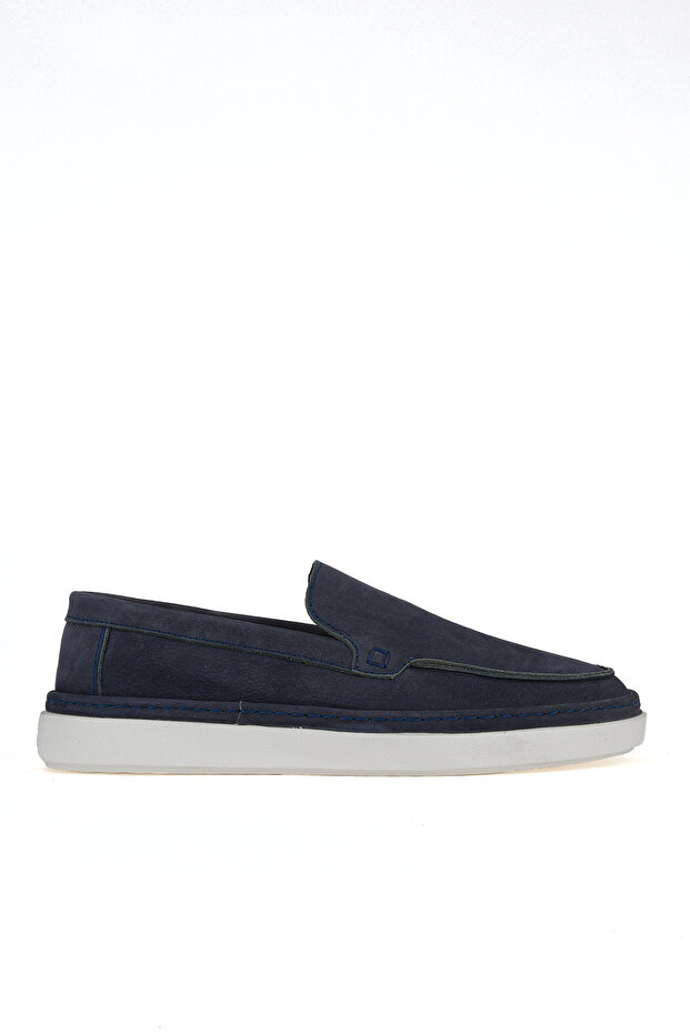 , Men's Genuine Leather Comfort Shoes 1611025Z2022 Navy Blue