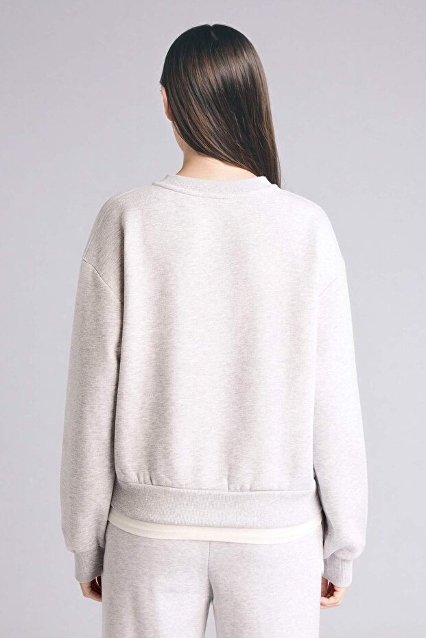 Relax Fıt Basıc Sweatshirt H2149AX25WN - 6
