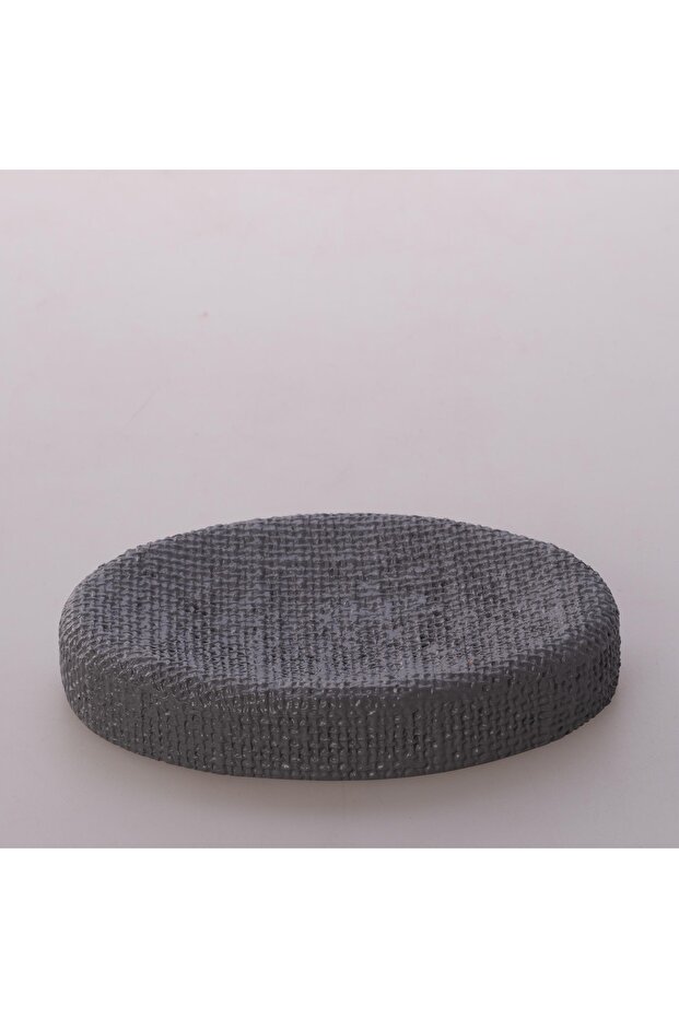 موزع صابون صلب طبيعي باللون الرمادي - 1