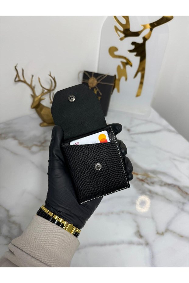 100% Genuine Crazy Leather Handmade Minimalist Wallet - Money Portfolio Stylish Quality Triod Card Holder Wallet