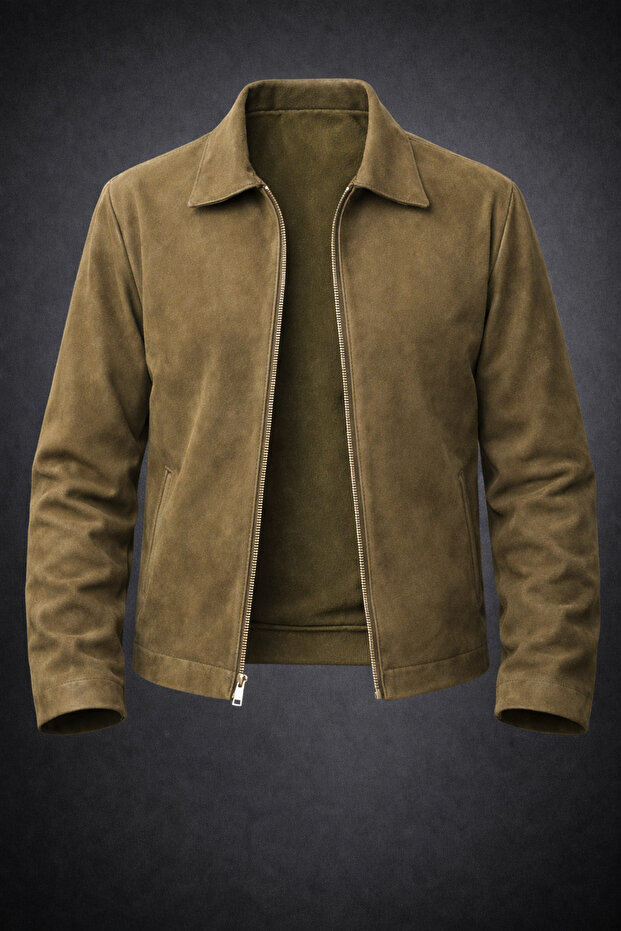 Men's Suede Jacket Premium Transitional Jacket