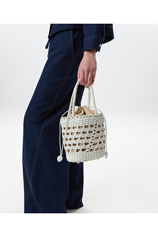 ÖRGÜ BUCKET ÇANTA - 2