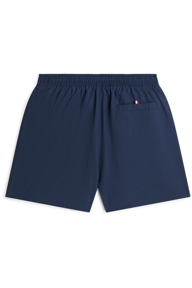 Medium Drawstring Ithaca Zip Erkek Mavi Yüzme Şortu - 3