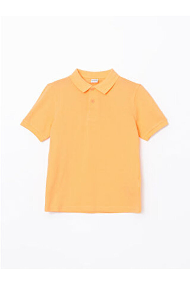 Modanova Sezon Orange Polo Collar Basic Boy's T-Shirt