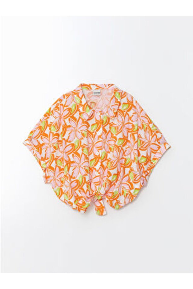 Lcw Kids Loose Fit Viscose Tie-Dye Girls' Shirt (S5)