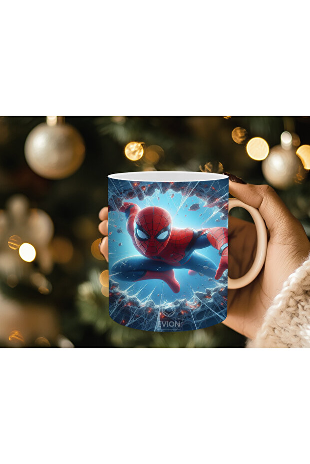 كوب سبايدرمان بتصميم شخصيةين 330 مل |   تأثير ثلاثي الأبعاد - 2