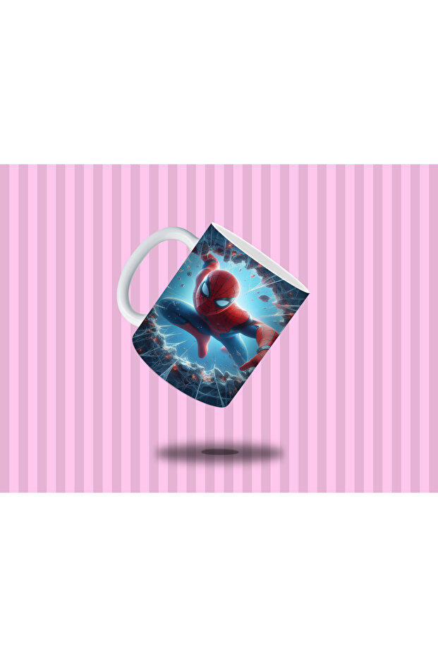 كوب سبايدرمان بتصميم شخصيةين 330 مل |   تأثير ثلاثي الأبعاد - 7