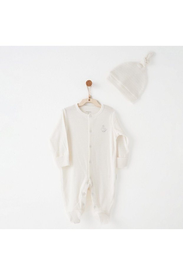 Ac26767 Special Modal Jumpsuit Set Ecru