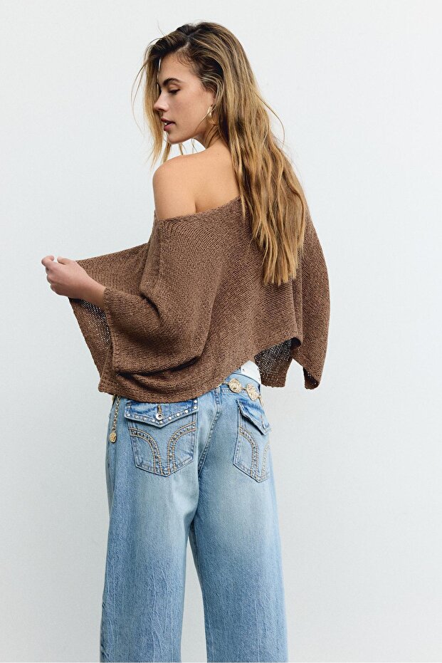 Basic pelerin kesim kazak - 5