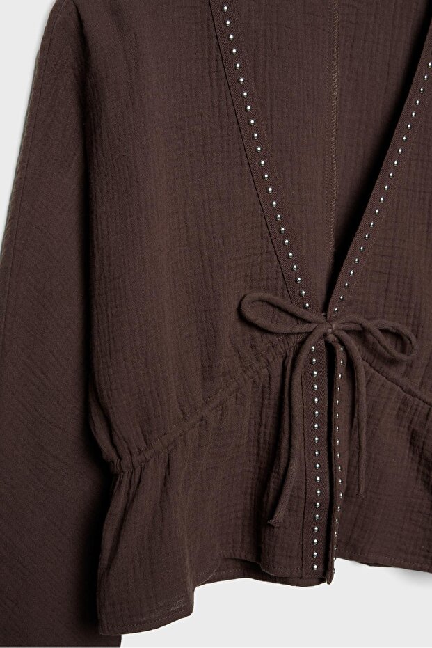 Çıtçıtlı açık gömlek - 8