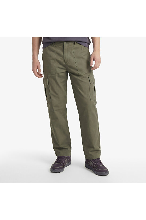 Erkek Haki Cargo Pantolon - 3