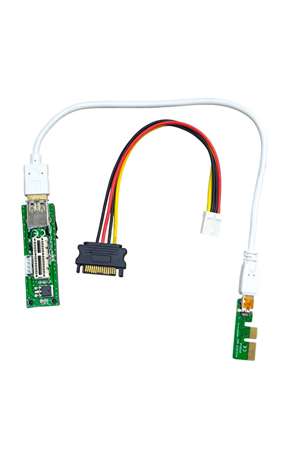 Pci-E X1 Extender Pci Express USB 3.0 Adapter Riser Extender - 4