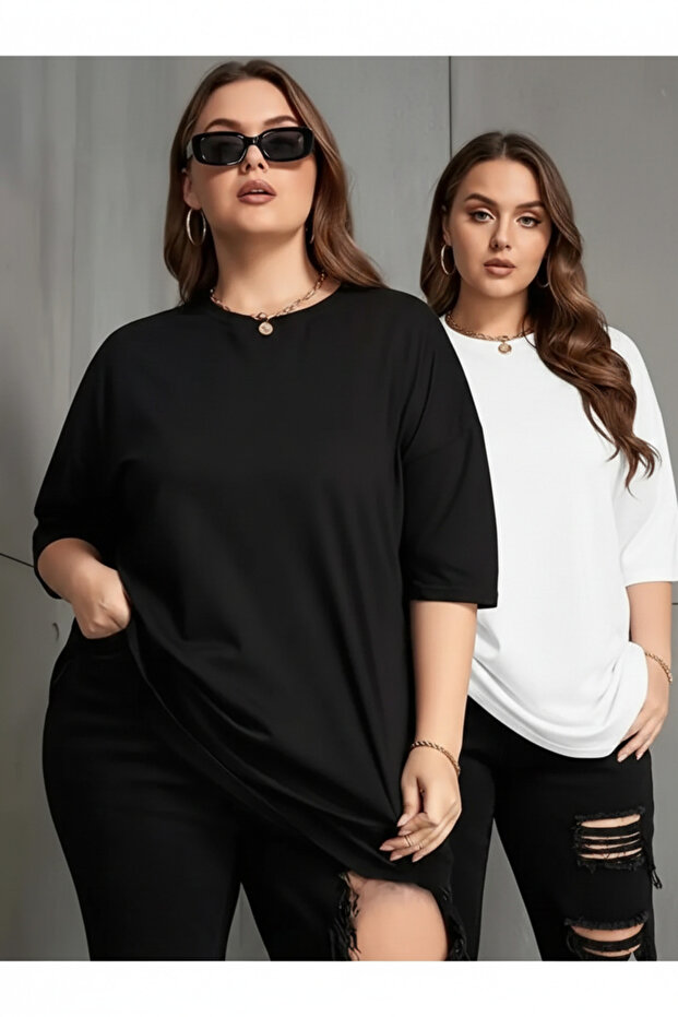 2-Pack Oversize Large Size T-Shirt