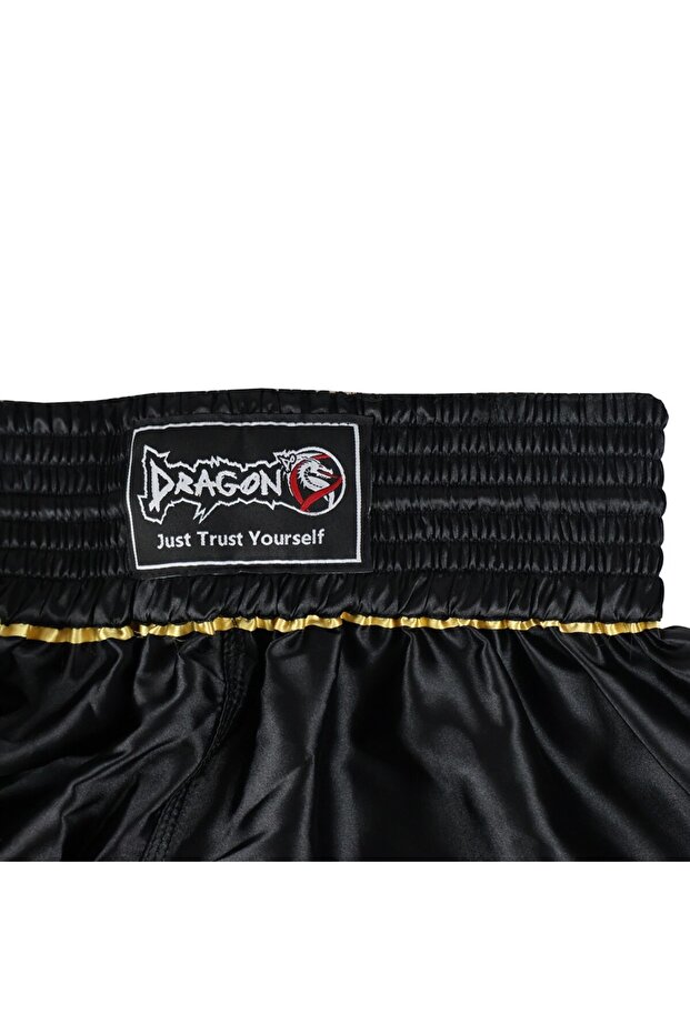 MT3033 Muaythai Şortu Siyah Kick Boks Şortu - 7