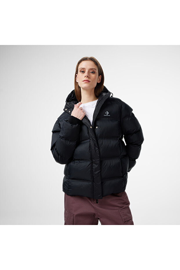 Kadın Siyah Mont - 1