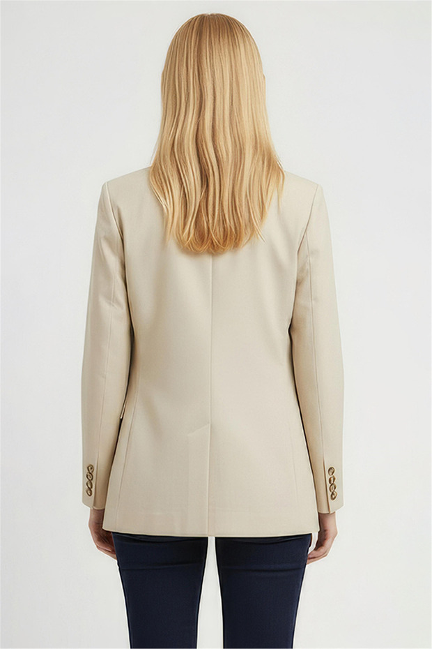 Taş Klasik Yaka Ceket - 3