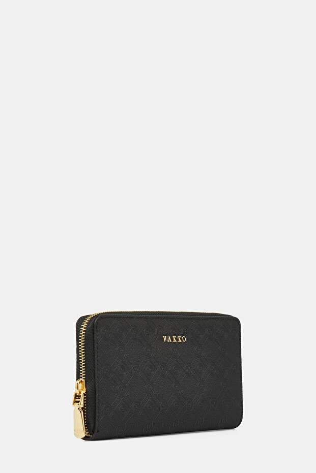 SİYAH MONOGRAM CÜZDAN - 2