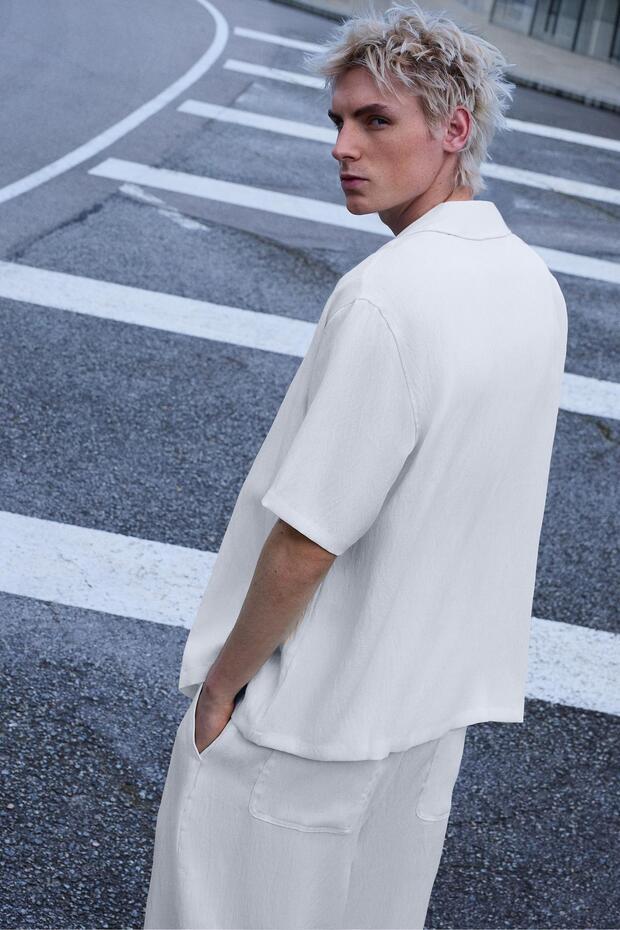 Kısa kollu rustik gömlek - 3