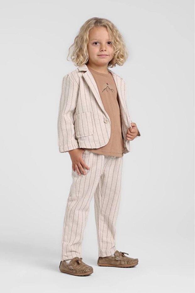 1-5 Years Old North Milano Boys' 3-Piece Set-Latte