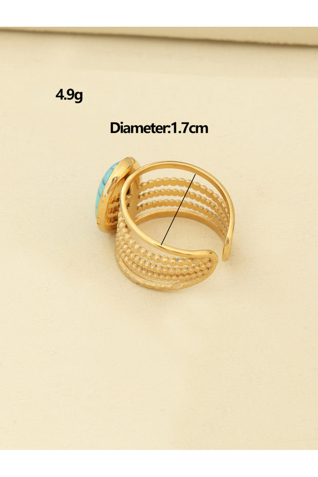 خاتم من حجر الفيروز - 1