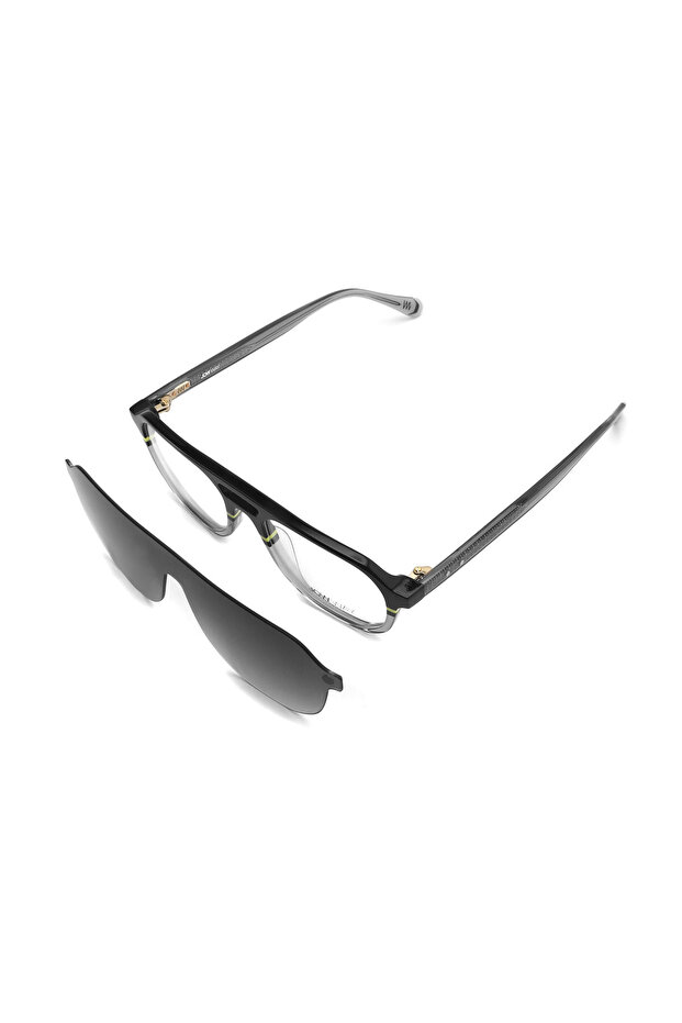 Frame with clip on