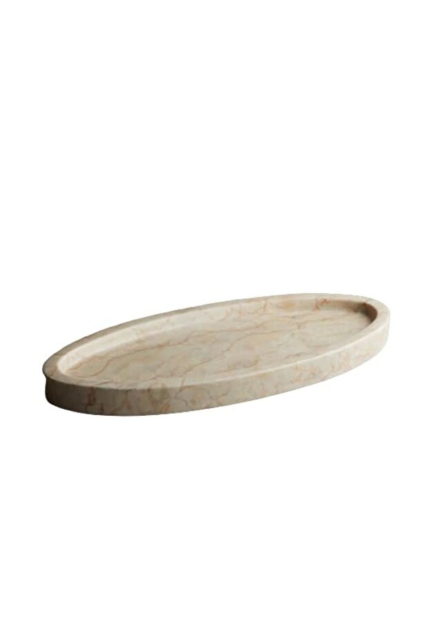 Oval Marble Tray 30x13x3cm