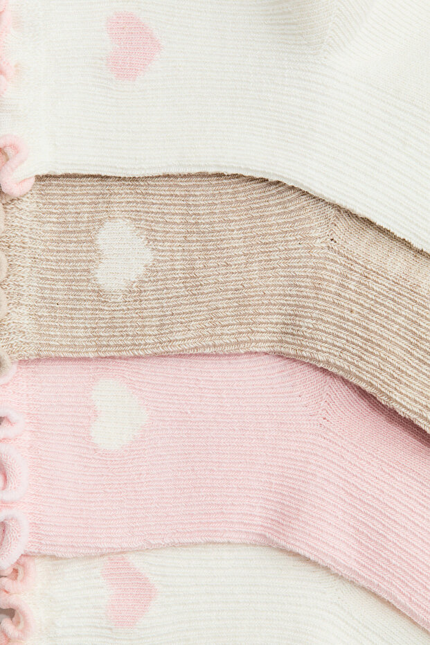 4'lü Overloklu Çorap - 3