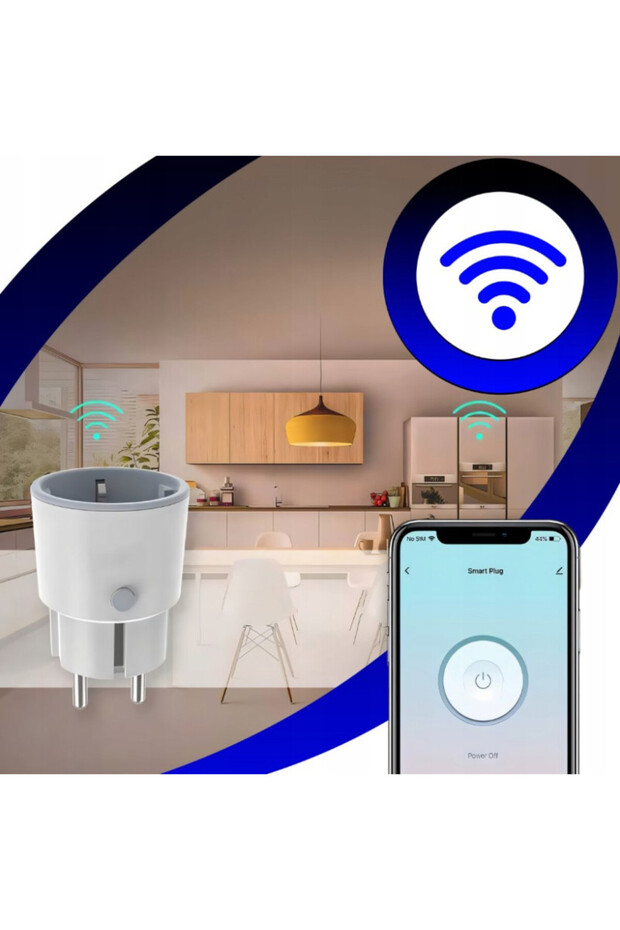 Programmable smart socket with wattmeter – App Control, PLUG&PLAY, Max. 3680W - 2