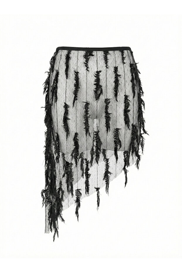 Dantelli pareo etek - 6