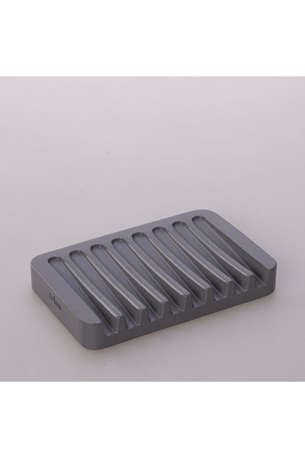 Dozator de săpun solid neted, gri - 2