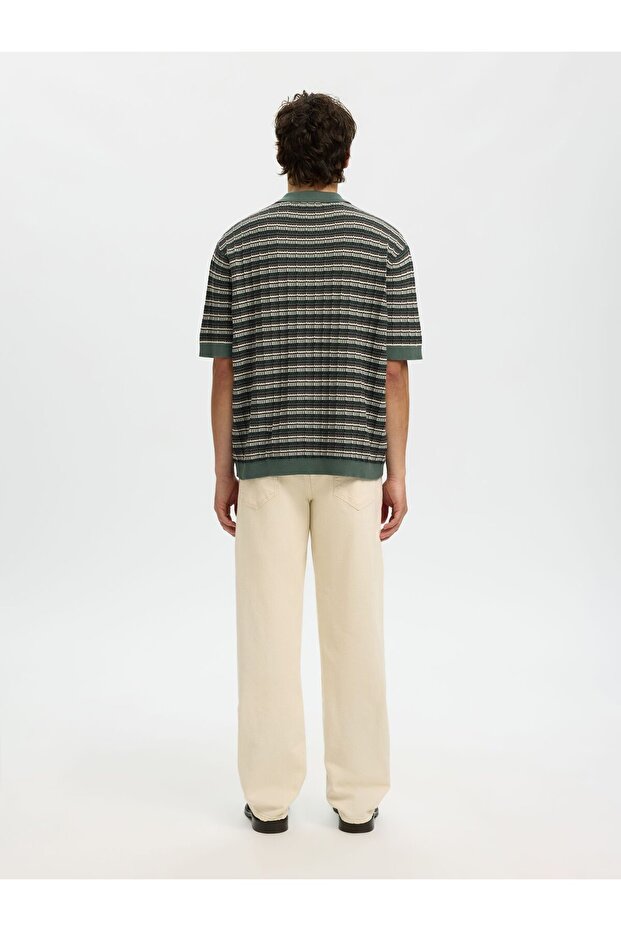 Polohemd aus Strick Structured - 3