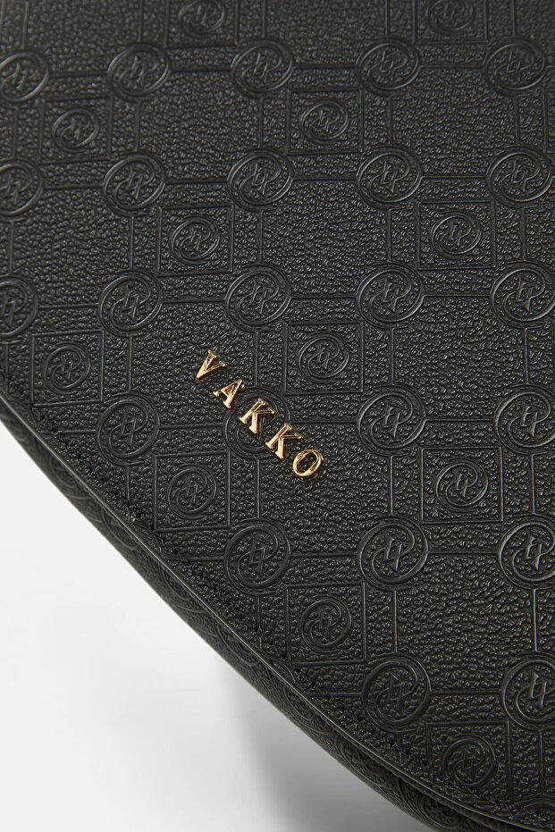 SİYAH MONOGRAM ÇANTA - 5