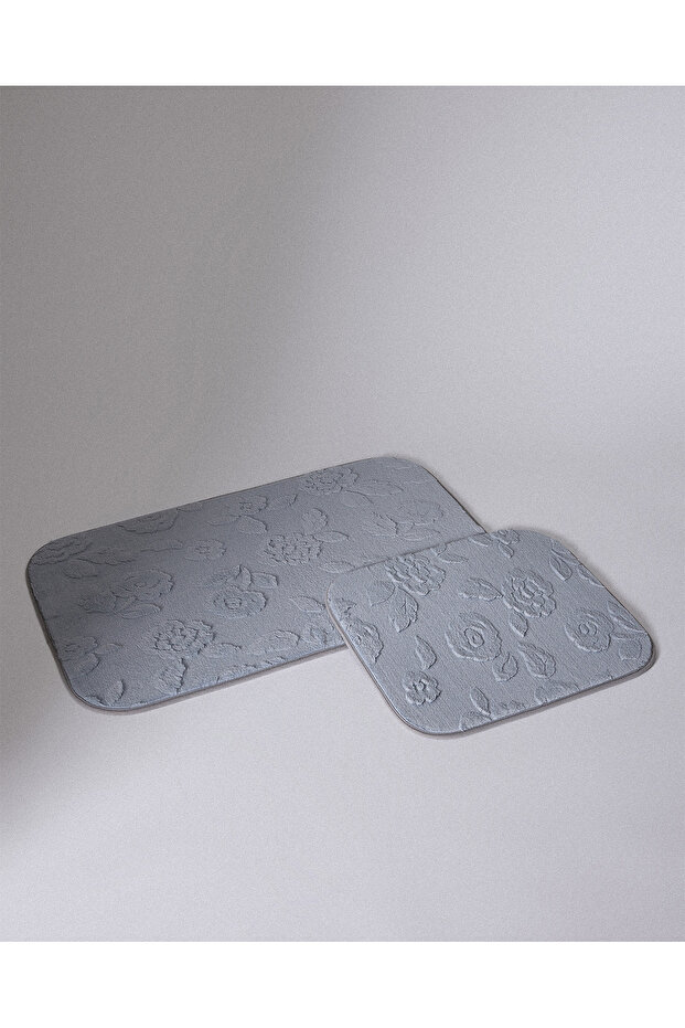 Frisson 2'li Banyo Paspası - Gri - 1
