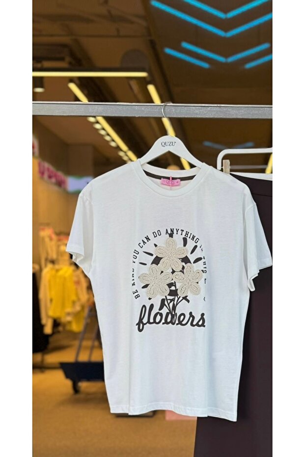 patch detaylı t-shirt - 3