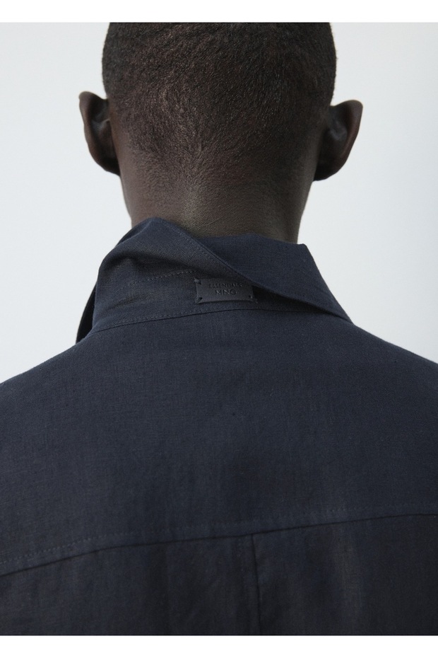 %100 keten cepli ceket - 8