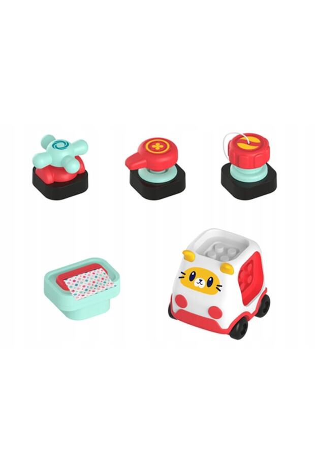 Woopie interactive toy set, kitty car - 2