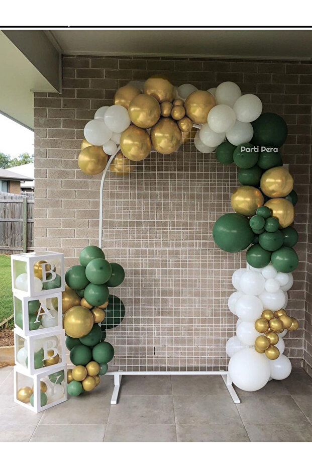 Baby Balloon Box Eucalyptus Balloon Chain Set
