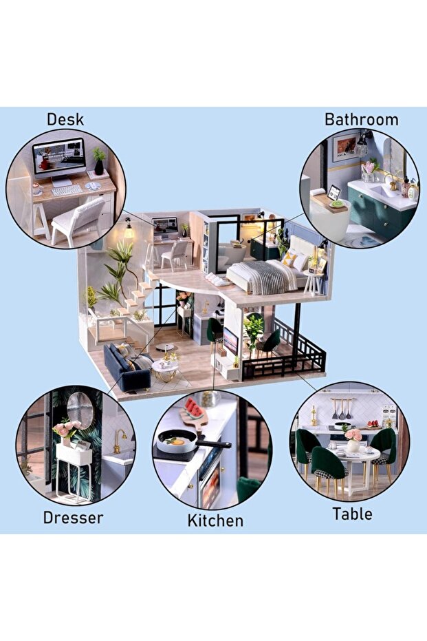 Miniature Assembly House, Interactive, educational game - 5