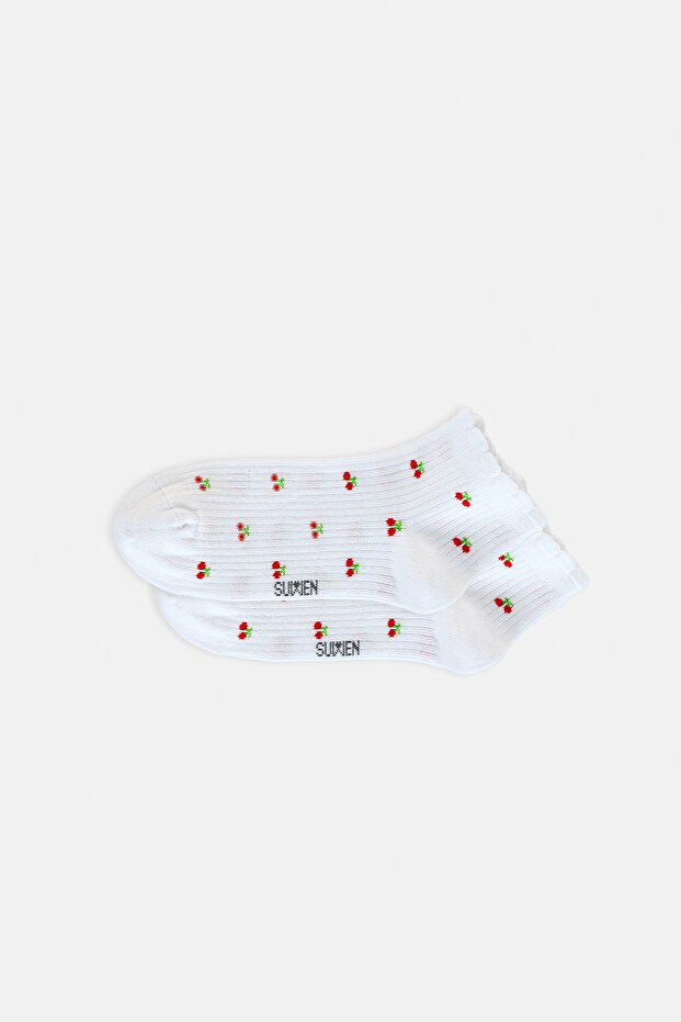 Cherry Midi Soket Çorap - 2