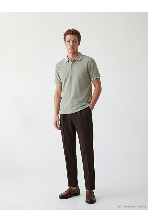 Nevavm with a Difference Polo Collar Men's T-Shirt