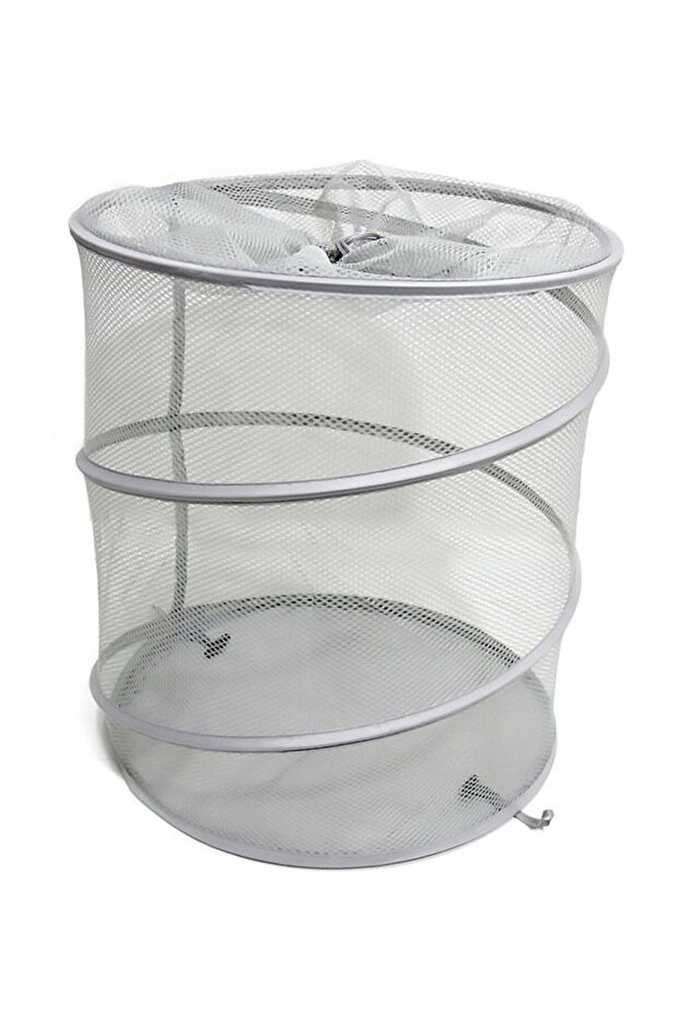 Large Open Mesh Laundry Basket - Gray - 1