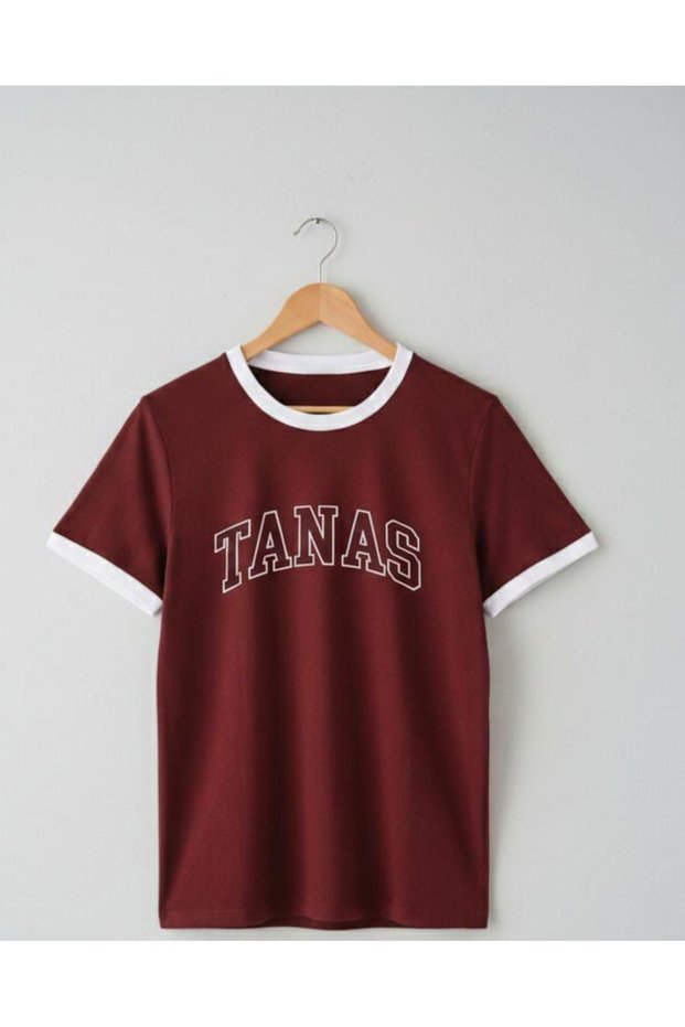 Unisex Men/Women Tanas Different Collar Losangeles Custom Printed Oversize Cotton T-Shirt T-Shirt