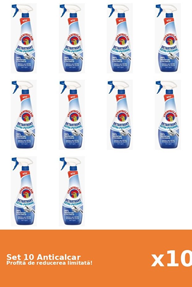 Set 10 Anticalcar Puternic, 625 ml - 1
