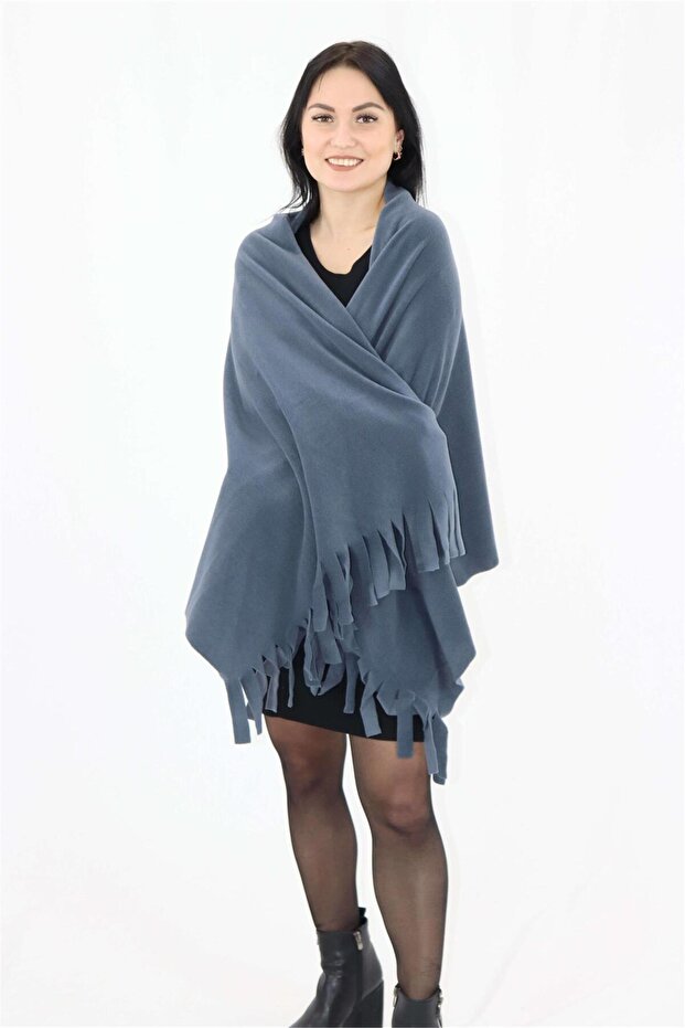 Women's Smoked Fleece Shawl