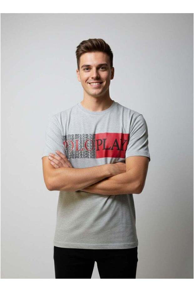 Mens Graphic T-shirt -GREY